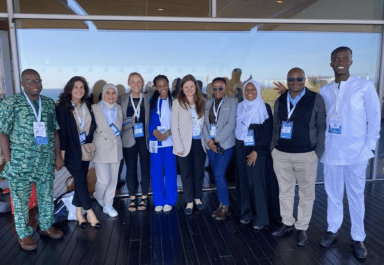 ECOP Africa Coordinators with ECOP Programme Global Coordinator Evgeniia Kostianaia and other team members at the Ocean Decade Conference in Barcelona (April 2024)